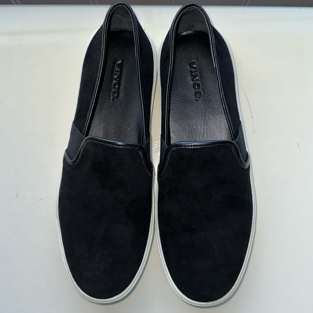 New Vince Suede Shoes. Black. Size 7.5.